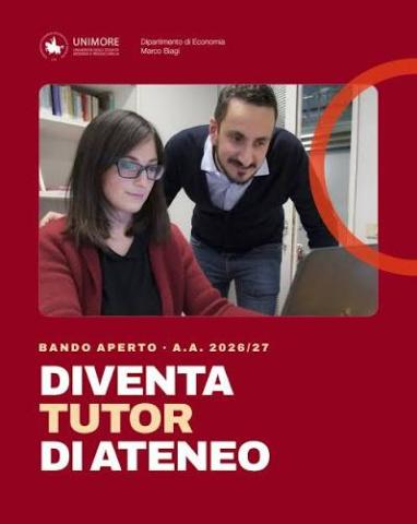 Albo Tutor di Ateneo per l'A.A. 2026/2027